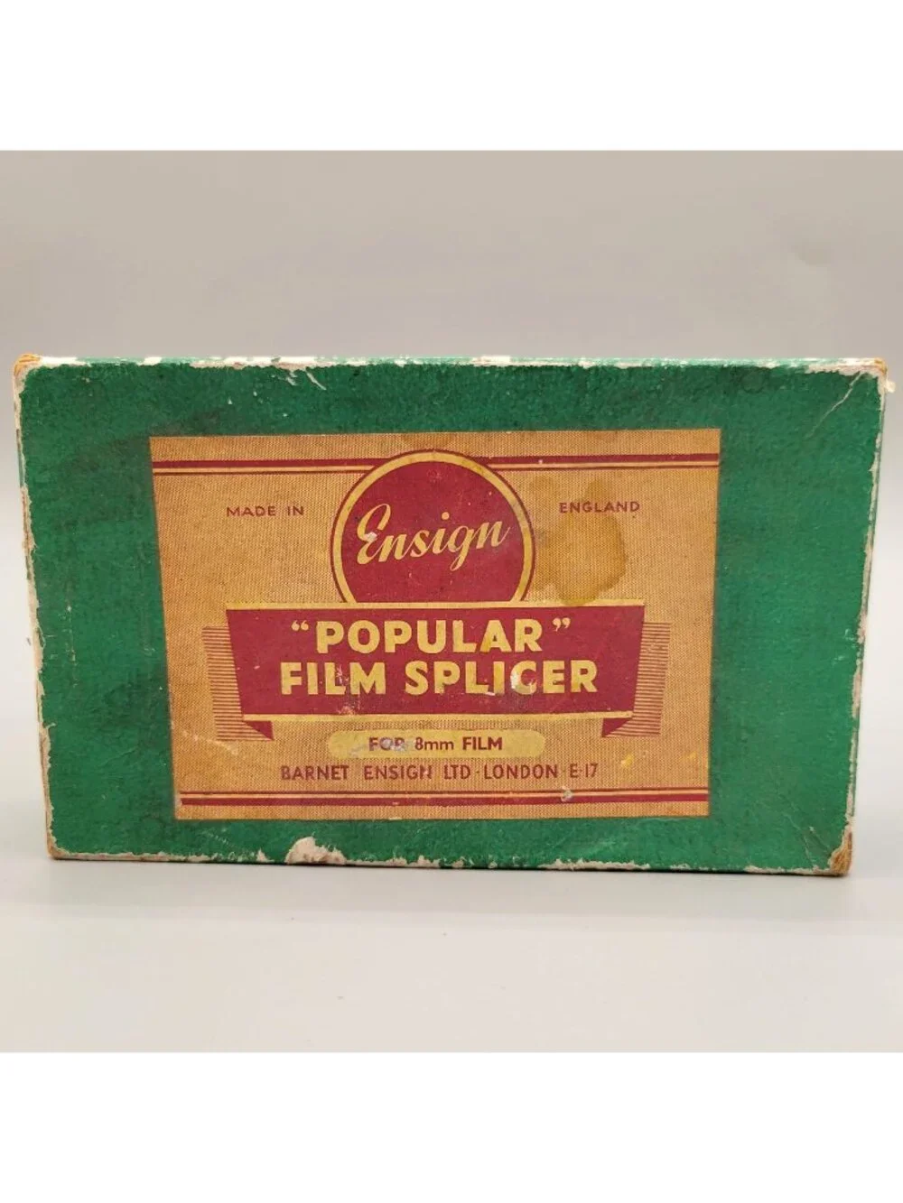 Ensign Ltd Popular Film Splicer for 8mm Film London England with Instructions